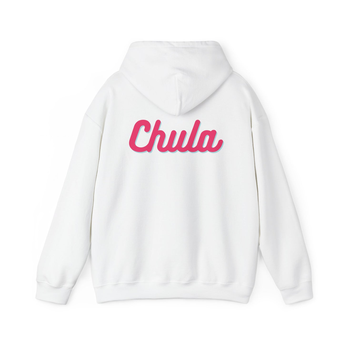 Chula Rose Statement Hoodie – Bold Back, Soft Bloom
