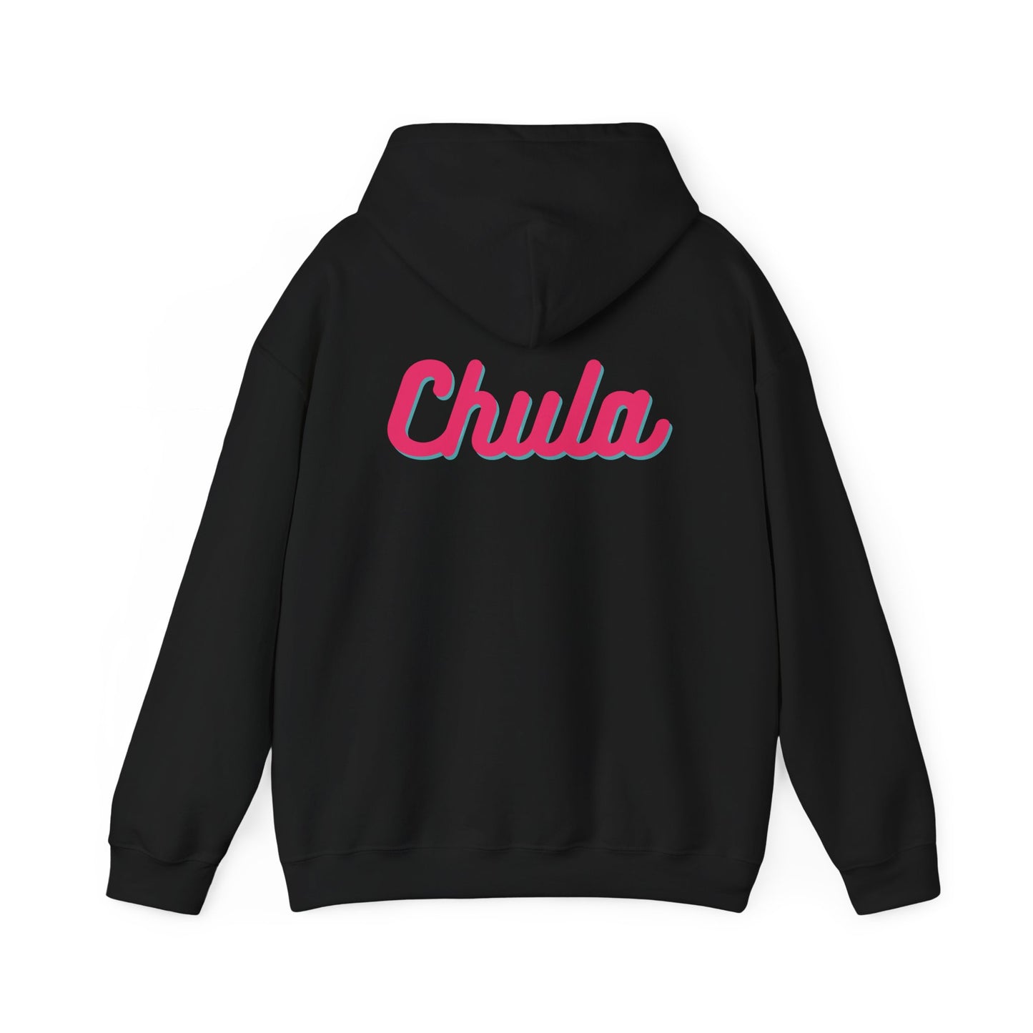 Chula Rose Statement Hoodie – Bold Back, Soft Bloom